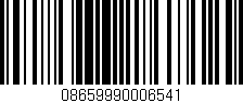 Código de barras (EAN, GTIN, SKU, ISBN): '08659990006541'