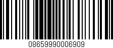 Código de barras (EAN, GTIN, SKU, ISBN): '08659990006909'