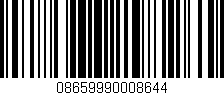 Código de barras (EAN, GTIN, SKU, ISBN): '08659990008644'