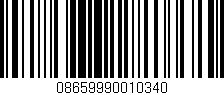 Código de barras (EAN, GTIN, SKU, ISBN): '08659990010340'