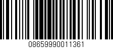 Código de barras (EAN, GTIN, SKU, ISBN): '08659990011361'