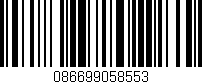 Código de barras (EAN, GTIN, SKU, ISBN): '086699058553'