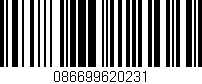 Código de barras (EAN, GTIN, SKU, ISBN): '086699620231'