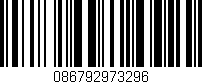 Código de barras (EAN, GTIN, SKU, ISBN): '086792973296'