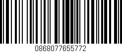 Código de barras (EAN, GTIN, SKU, ISBN): '0868077655772'