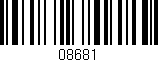 Código de barras (EAN, GTIN, SKU, ISBN): '08681'
