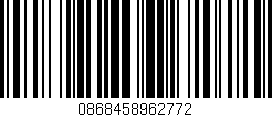 Código de barras (EAN, GTIN, SKU, ISBN): '0868458962772'