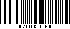 Código de barras (EAN, GTIN, SKU, ISBN): '08710103494539'