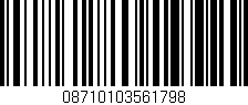 Código de barras (EAN, GTIN, SKU, ISBN): '08710103561798'