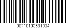 Código de barras (EAN, GTIN, SKU, ISBN): '08710103561934'