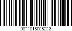 Código de barras (EAN, GTIN, SKU, ISBN): '0871015005232'