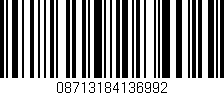 Código de barras (EAN, GTIN, SKU, ISBN): '08713184136992'