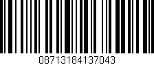 Código de barras (EAN, GTIN, SKU, ISBN): '08713184137043'