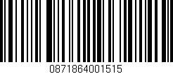 Código de barras (EAN, GTIN, SKU, ISBN): '0871864001515'