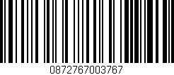 Código de barras (EAN, GTIN, SKU, ISBN): '0872767003767'