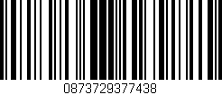 Código de barras (EAN, GTIN, SKU, ISBN): '0873729377438'