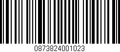 Código de barras (EAN, GTIN, SKU, ISBN): '0873824001023'
