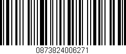 Código de barras (EAN, GTIN, SKU, ISBN): '0873824006271'