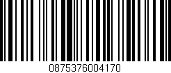 Código de barras (EAN, GTIN, SKU, ISBN): '0875376004170'