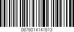 Código de barras (EAN, GTIN, SKU, ISBN): '0876014141813'
