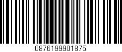 Código de barras (EAN, GTIN, SKU, ISBN): '0876199901875'