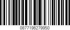 Código de barras (EAN, GTIN, SKU, ISBN): '0877196279950'
