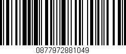 Código de barras (EAN, GTIN, SKU, ISBN): '0877972881049'