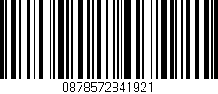 Código de barras (EAN, GTIN, SKU, ISBN): '0878572841921'