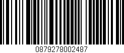 Código de barras (EAN, GTIN, SKU, ISBN): '0879278002487'