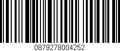 Código de barras (EAN, GTIN, SKU, ISBN): '0879278004252'