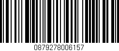 Código de barras (EAN, GTIN, SKU, ISBN): '0879278006157'