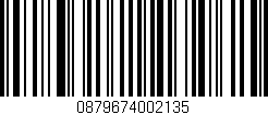 Código de barras (EAN, GTIN, SKU, ISBN): '0879674002135'