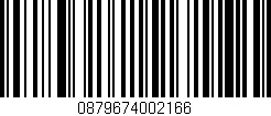 Código de barras (EAN, GTIN, SKU, ISBN): '0879674002166'