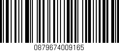 Código de barras (EAN, GTIN, SKU, ISBN): '0879674009165'
