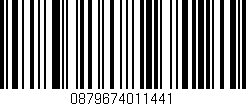 Código de barras (EAN, GTIN, SKU, ISBN): '0879674011441'