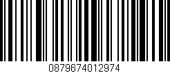 Código de barras (EAN, GTIN, SKU, ISBN): '0879674012974'