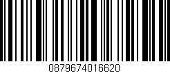 Código de barras (EAN, GTIN, SKU, ISBN): '0879674016620'