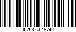 Código de barras (EAN, GTIN, SKU, ISBN): '0879674016743'