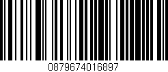 Código de barras (EAN, GTIN, SKU, ISBN): '0879674016897'