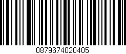 Código de barras (EAN, GTIN, SKU, ISBN): '0879674020405'