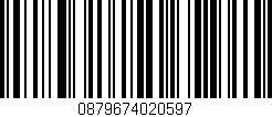 Código de barras (EAN, GTIN, SKU, ISBN): '0879674020597'