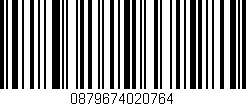 Código de barras (EAN, GTIN, SKU, ISBN): '0879674020764'