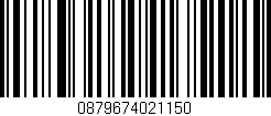 Código de barras (EAN, GTIN, SKU, ISBN): '0879674021150'