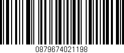 Código de barras (EAN, GTIN, SKU, ISBN): '0879674021198'