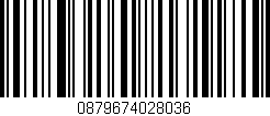 Código de barras (EAN, GTIN, SKU, ISBN): '0879674028036'