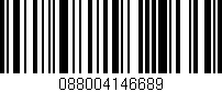 Código de barras (EAN, GTIN, SKU, ISBN): '088004146689'