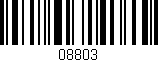 Código de barras (EAN, GTIN, SKU, ISBN): '08803'