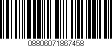 Código de barras (EAN, GTIN, SKU, ISBN): '08806071867458'