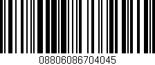 Código de barras (EAN, GTIN, SKU, ISBN): '08806086704045'