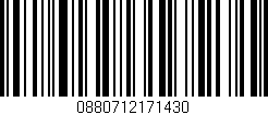 Código de barras (EAN, GTIN, SKU, ISBN): '0880712171430'